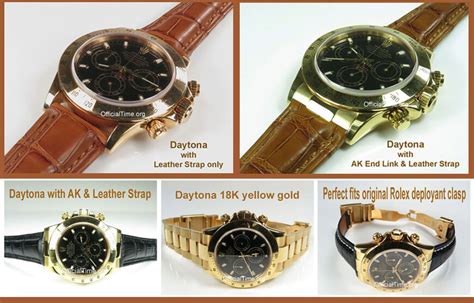 genuine rolex leather straling|authentic rolex leather strap.